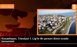 Kocaelispor, Trendyol 1. Lig’de umutlarını sürdürüyor