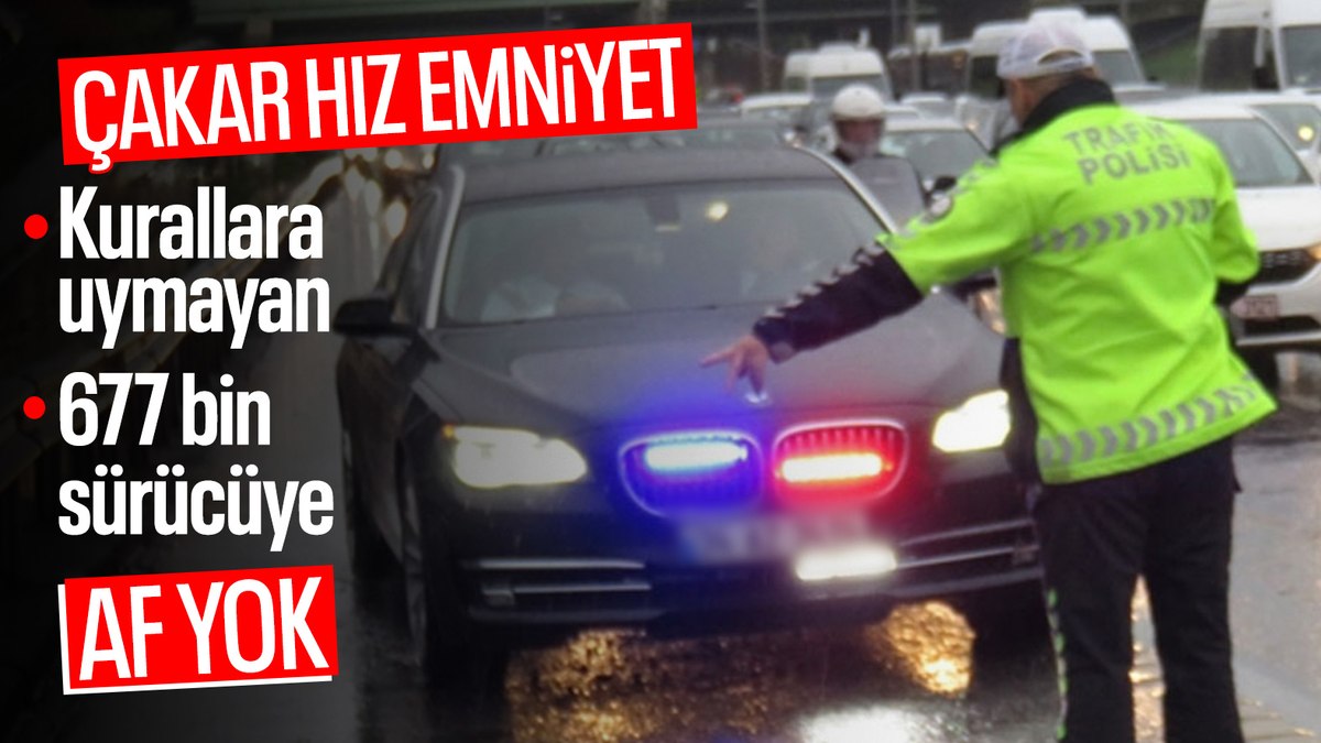 Yurt genelinde 3 milyon 8 bin 247 araç denetlendi