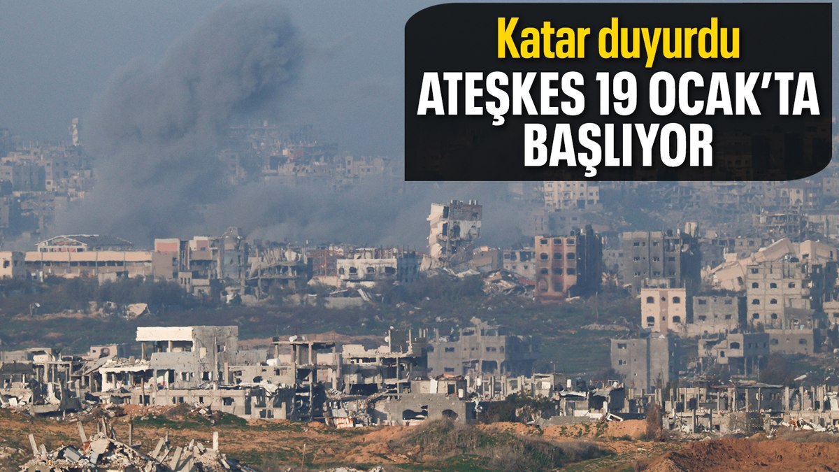 Katar: Ateşkes 19 Ocak’ta resmen başlayacak