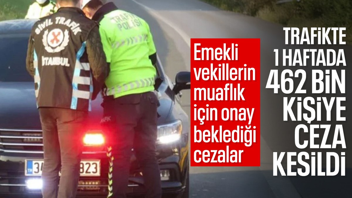 Trafikte sıkı denetim: Binlerce sürücü ve araca işlem yapıldı